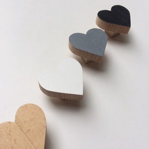 SW086 Heart Knobs/Wooden Knobs/Camera bambini immagine 2