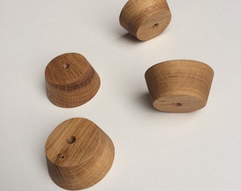 SW033 NEW ROUND Oaq Knob/Wooden Knob/Cabinet Drawer/Made SIMandCAT/SET 4/6/8/10/12/14/16/18/20 Knobs