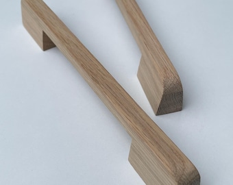 SW068 Raw Oaq Wood/Wooden Pulls/Cabinet Drawer/Modern Handles