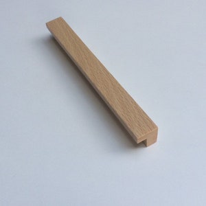 SW016 Line Cabinet Pulls/Oaq Handles/Wooden Handles Beech wood