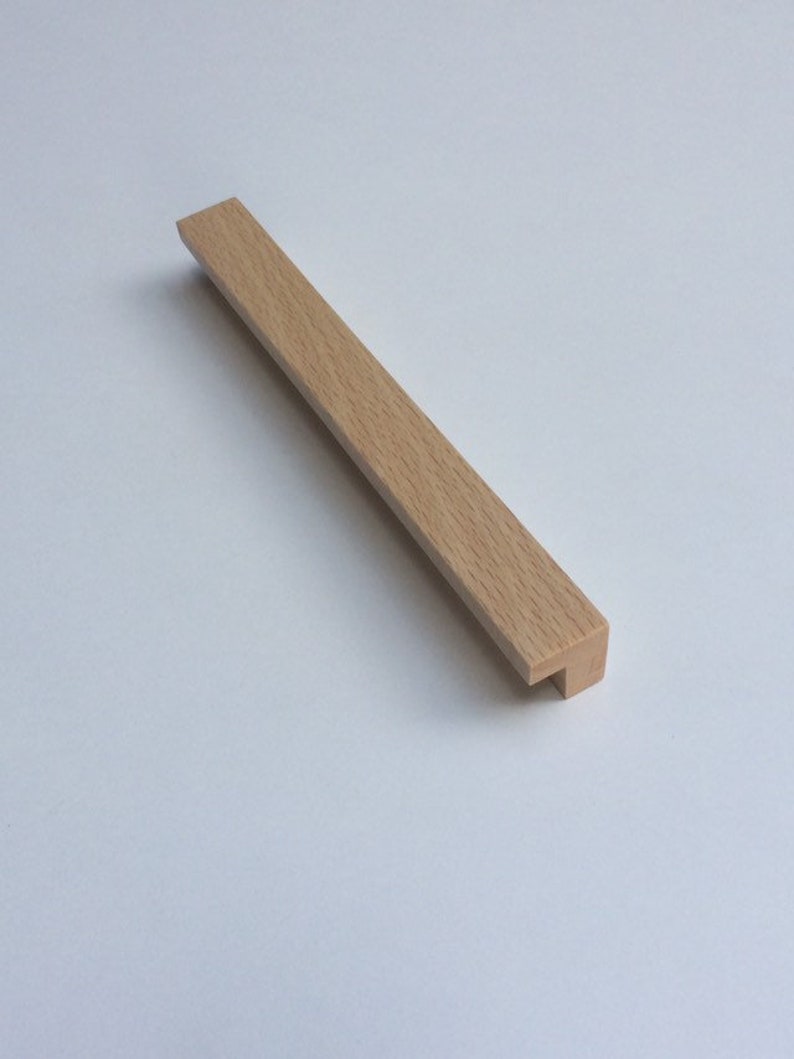 SW016 Line Cabinet Pulls/Oaq Handles/Wooden Handles Beech wood