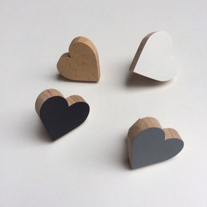 SW086 Heart Knobs/Wooden Knobs/Camera bambini immagine 3