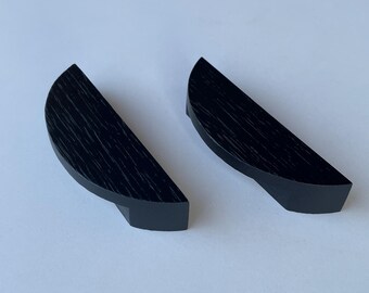 SW057 OVA Pair Oaq Handles/Solid Handles/Wooden Handles/Cabinet Pulls