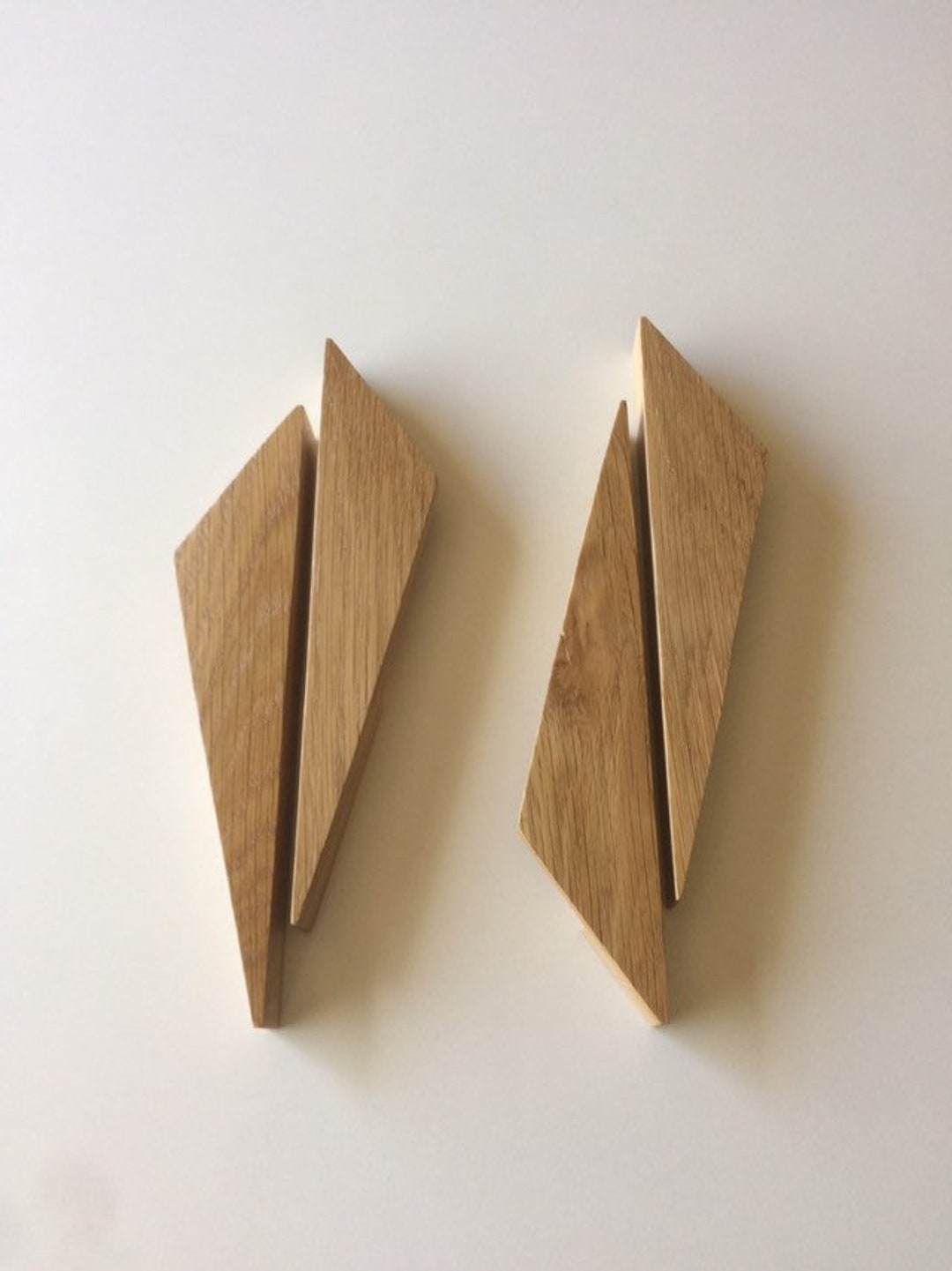 SW060 TREK Oak Handles/modern Pulls Etsy