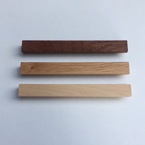 SW016 Line Cabinet Pulls/Oaq Handles/Wooden Handles image 4