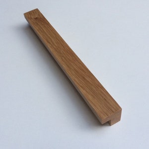 SW016 Line Cabinet Pulls/Oaq Handles/Wooden Handles Oaq chiaro