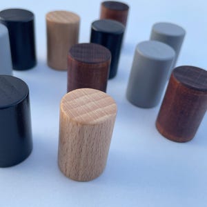 SW052 Cylindrical Wood Knobs, Wooden Knobs, Colorful Knobs, Wooden Knobs,Round Knobs,Cabinet Rack,Cabinet Pull