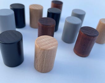 SW052 Cylindrical Wood Knobs, Wooden Knobs, Colorful Knobs, Wooden Knobs,Round Knobs,Cabinet Rack,Cabinet Pull