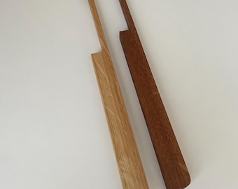 SW018 Maniglie lunghe quercia, maniglie minimaliste in legno di quercia, Ikea Pax Upgrade, maniglie lunghe minimaliste per mobili