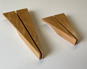 SW000 TRIS Oaq Handles/Modern Pulls/Wooden Handles