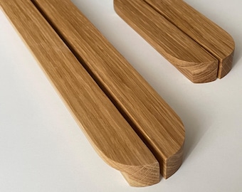 SW008 PAX Pair Handles/Wooden Handles/Cabinet Pulls/Solid Handles
