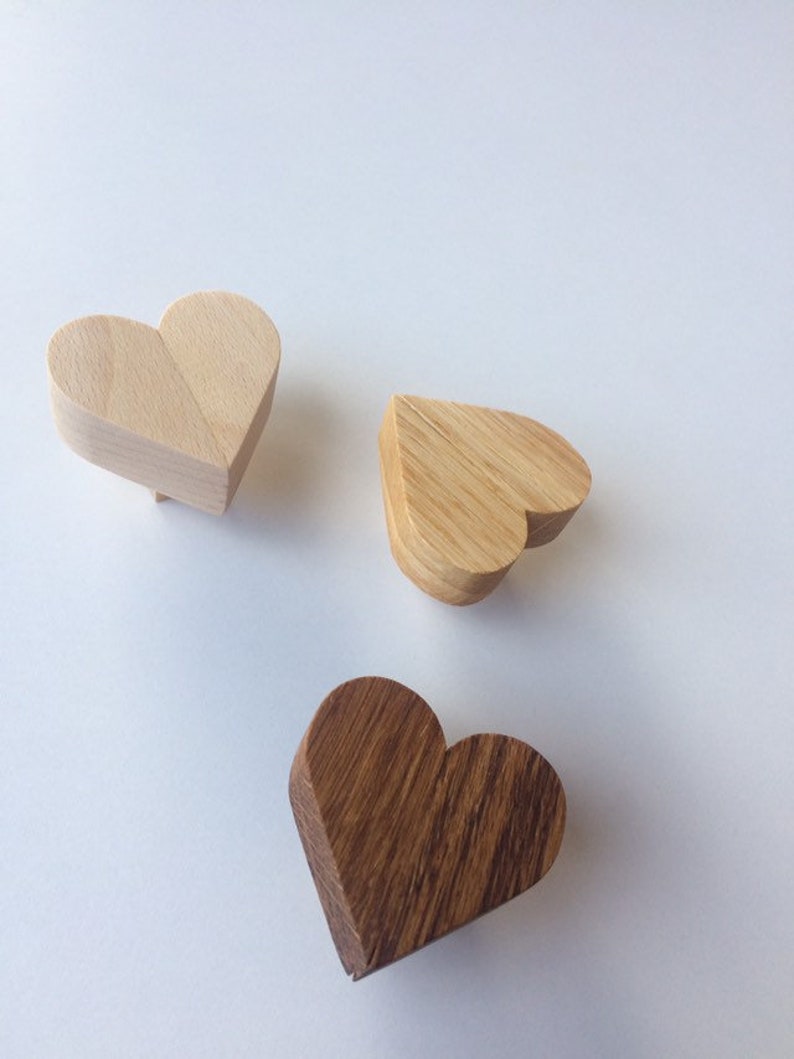 SW047 Wooden Heart Knobs/pomelli Camera Bambini Etsy