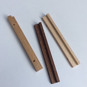 SW016 Line Cabinet Pulls/Oaq Handles/Wooden Handles image 5