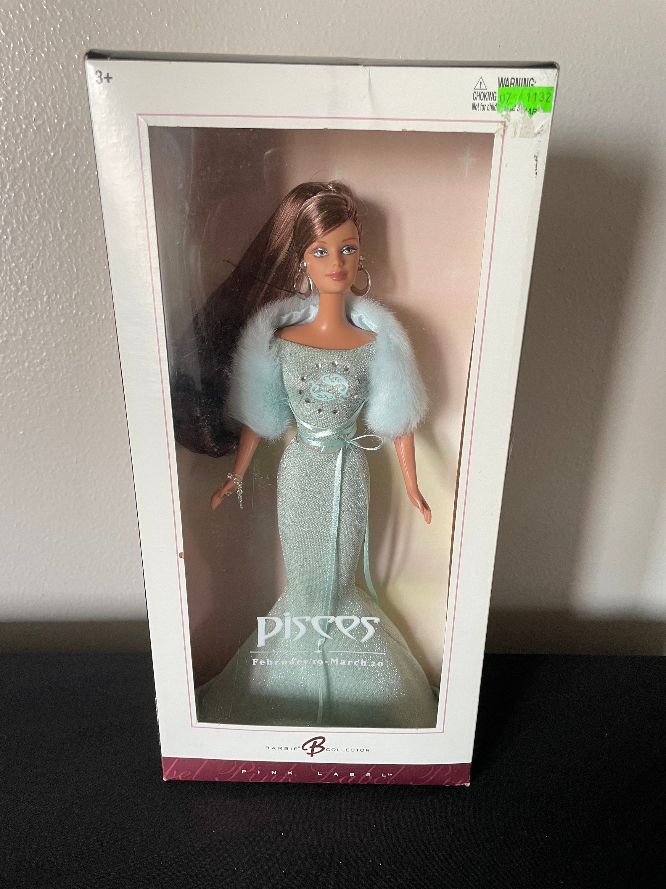 Vintage 2004 Pink Label Zodiac Sign Pisces Barbie Doll Etsy