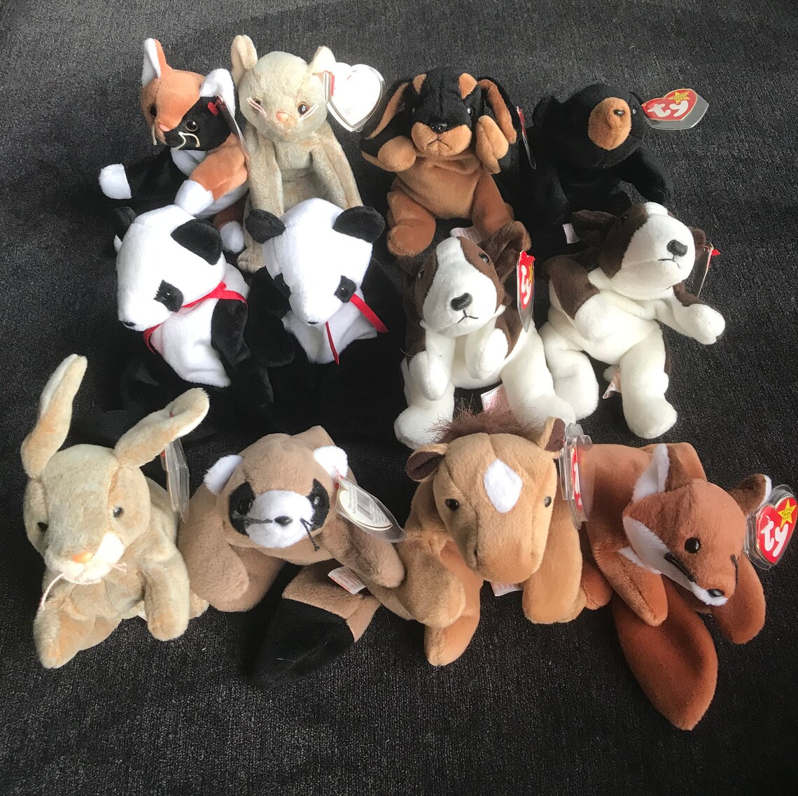 Vintage 90s Ty Beanie Babies Assorted RETIRED Originals Etsy