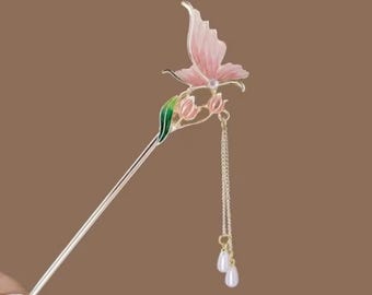 Palillo de pelo de mariposa