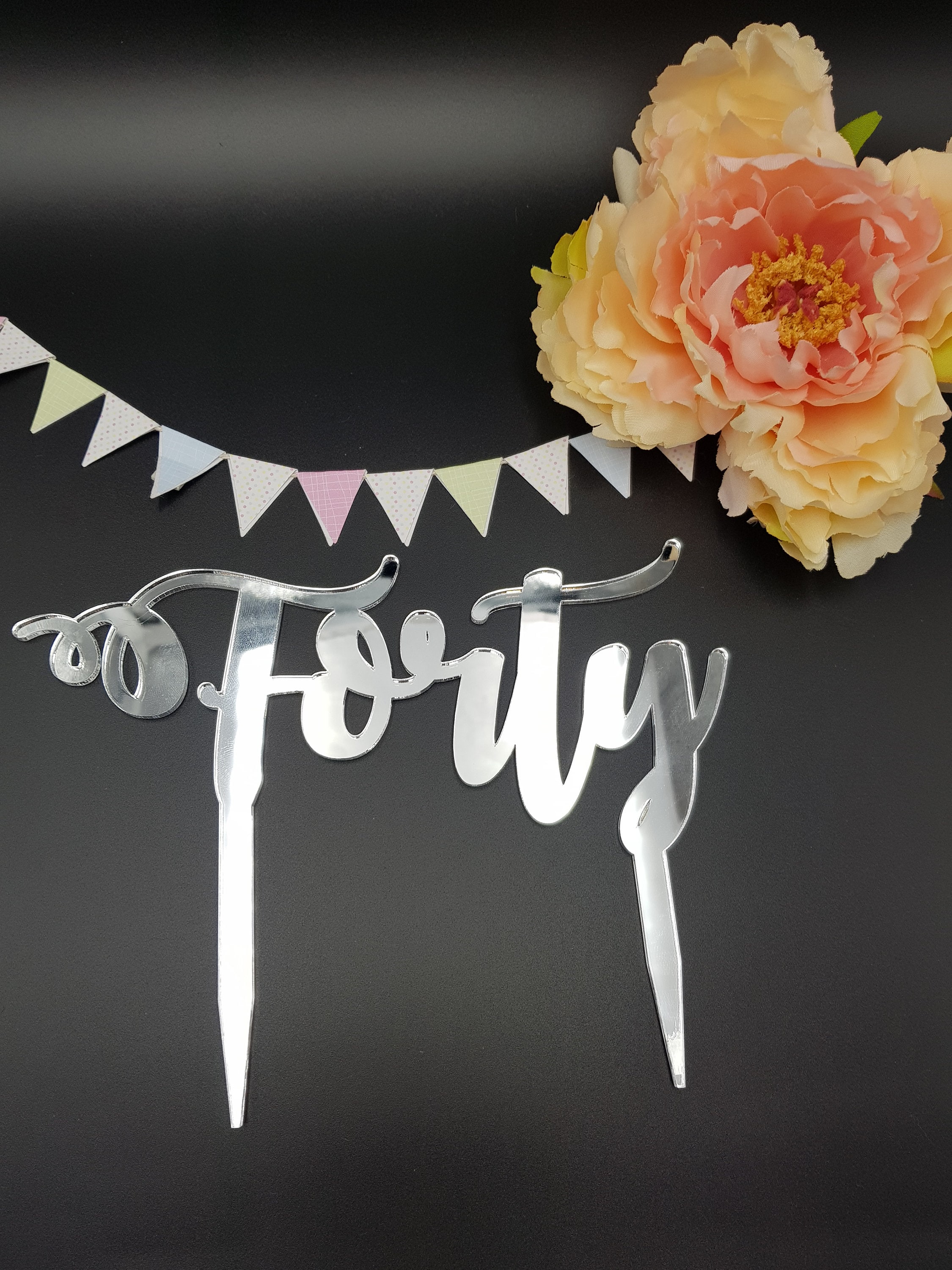 Birthday Number Cake Toppers