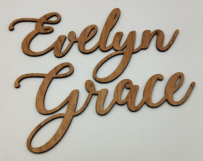 Name Plaque for bedroom wall