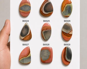 Polychrome Jasper, Polychrome Jasper cabochon, Pendant making gemstones, cabochon for sale, Polychrome cabochon