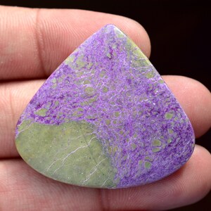 37 x 40 x 5 mm natuurlijke ZELDZAME purpuriet edelsteen cabochon, plaksteen losse cabochon, purpuriet cabochon, purpuriet edelsteen cabochon #B2823