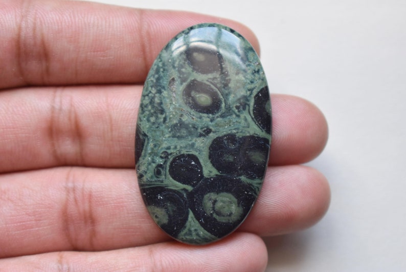 wire wrapping cabochon gemstone Hand Polished #A1402 loose Cabochon 47x29x4 Natural kambaba Jasper