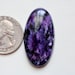 36 x 19 Natural Charoite cabachon - hand polished - jewelry making natural charoite #GP8879
