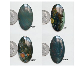 Cabochon supply cab for sale #A5742 30x25x3 Natural Bloodstone cabochon Bloodstone Gemstone