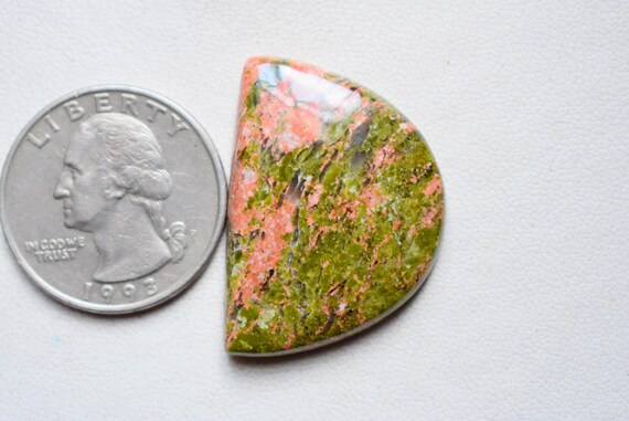 Unakite Jasper Cabochon... 45.65 Cts