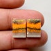 AAA Natural Designer Bumble Bee Jasper matched PAIR Loose Semi Precious Gemstone #GP8689