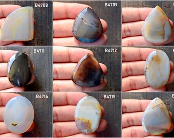 Banded Onyx loose Cabochon, cabochon gemstone, lapidary cabochon sale, Pendant making stones