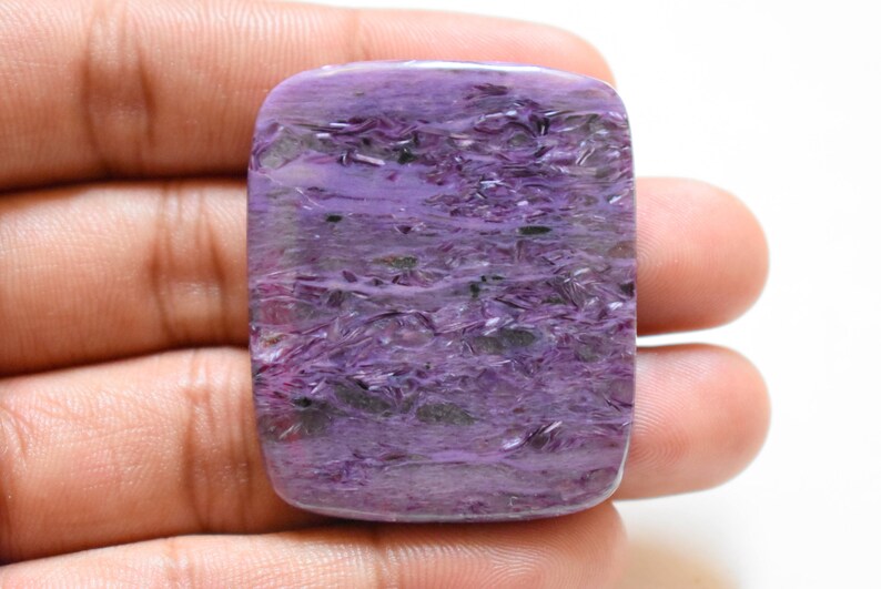 jewelry making natural charoite #GP6207 hand polished 44 x 37 VERY RARE AAA Natural Charoite cabachon