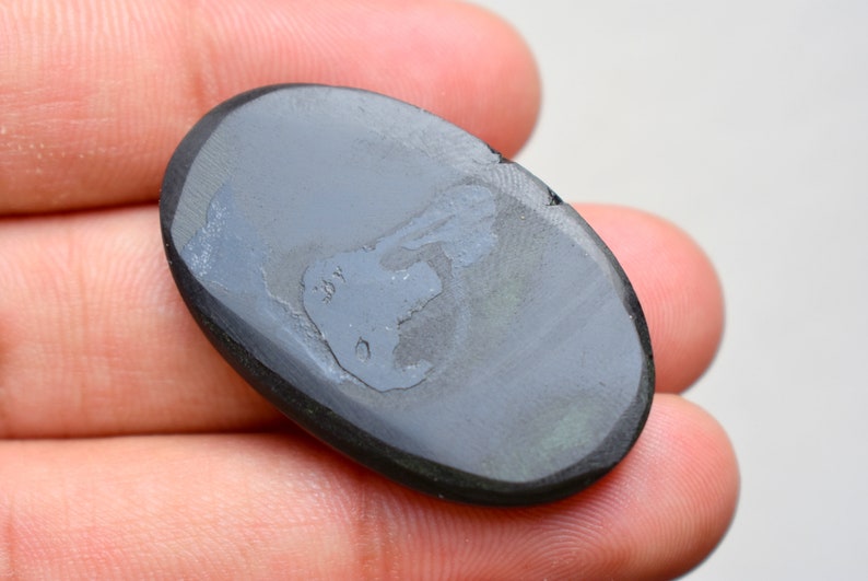 38x23x4 mm Black eye Obsidian Cabochon #G3895 loose cabochon Pendant making gemstone