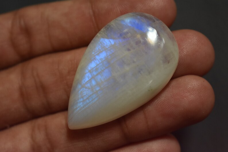 wire wrapping cabochon lapidary cabochon #A663 moonstone gemstone 41x25x6 Moonstone cabochon