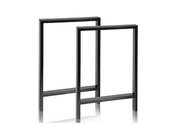 Metal Table Legs / H design / Retro Metal Industrial Design