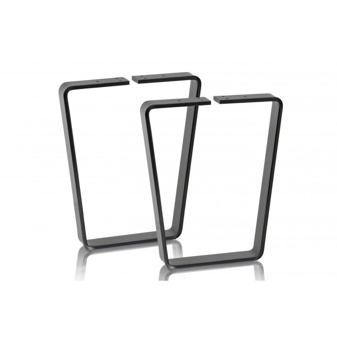 Metal Bench Legs Heavy Duty Reverse Trapezium Flat Steel Bench Legs