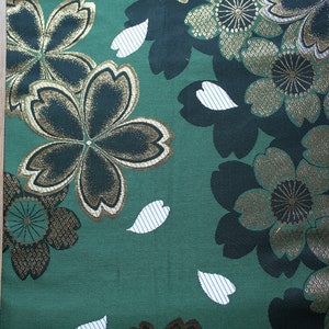 Vintage Japanese Obi Silk Fabric - piece