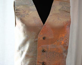 Chaleco de seda - Seda japonesa vintage