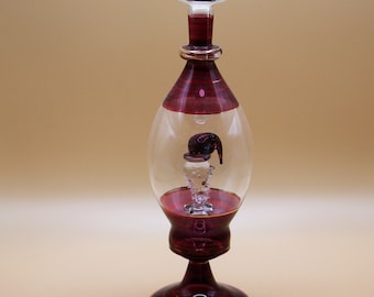 ムラーノサティナート香水瓶 1980年代 球形 フロストガラス - Etsy 日本