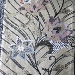 Vintage Japanese Obi Silk Fabric - piece