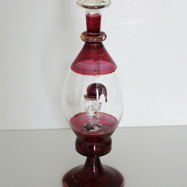 Vintage Venetian Glass Perfume Bottle