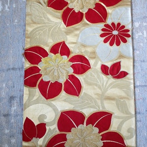 Vintage Japanese Obi Silk Fabric - piece