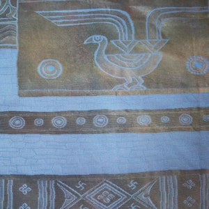 Vintage Japanese Obi Silk Fabric - piece