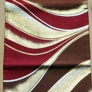 Vintage Japanese Obi Silk Fabric - piece