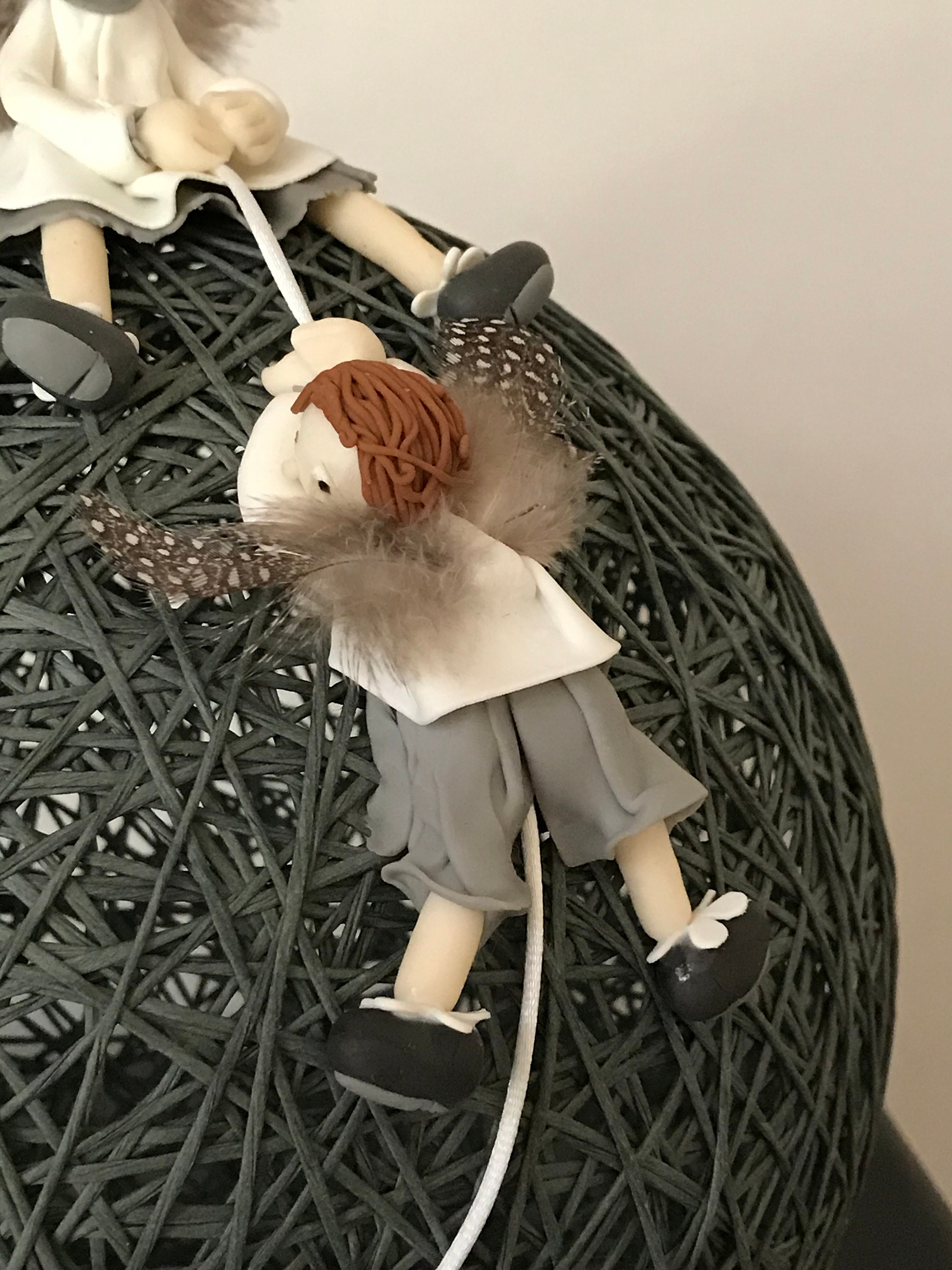 Boule E Osier Lumineuse