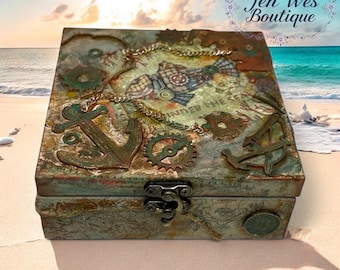 Steampunk Schmuckschatulle: Mechanisches Schmuckkästchen