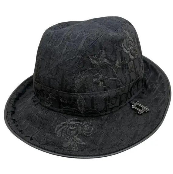DIOR ハット　（Christian Dior）HAT NEW Christian Dior logo D-Bobby Small Brim Jacquard Bucket