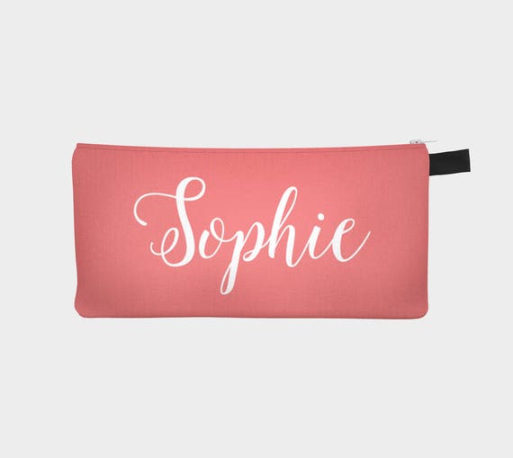 Custom Pencil Case Personalized Pencil Case Custom Name Etsy