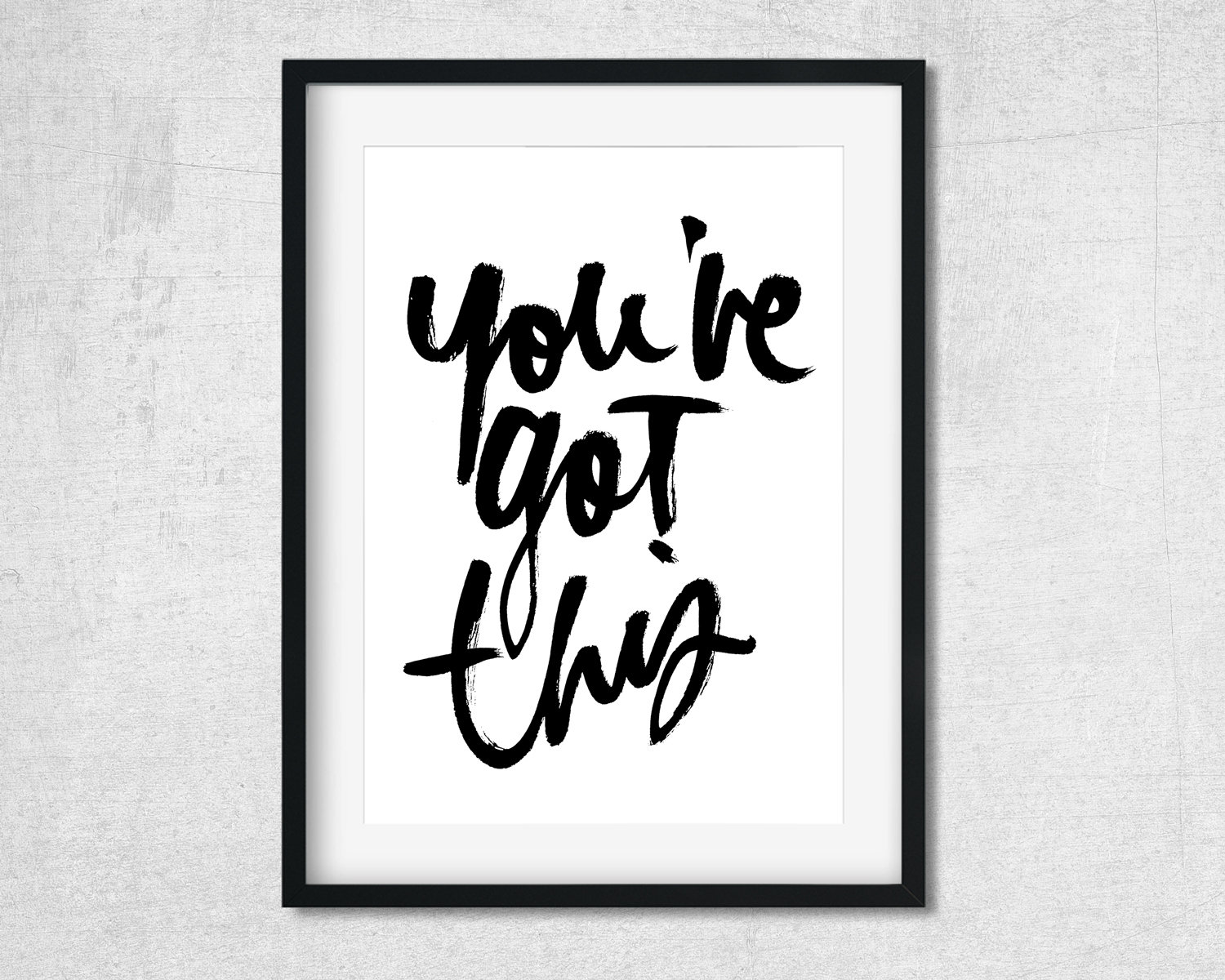 printable wall art quote black and white digital download etsy