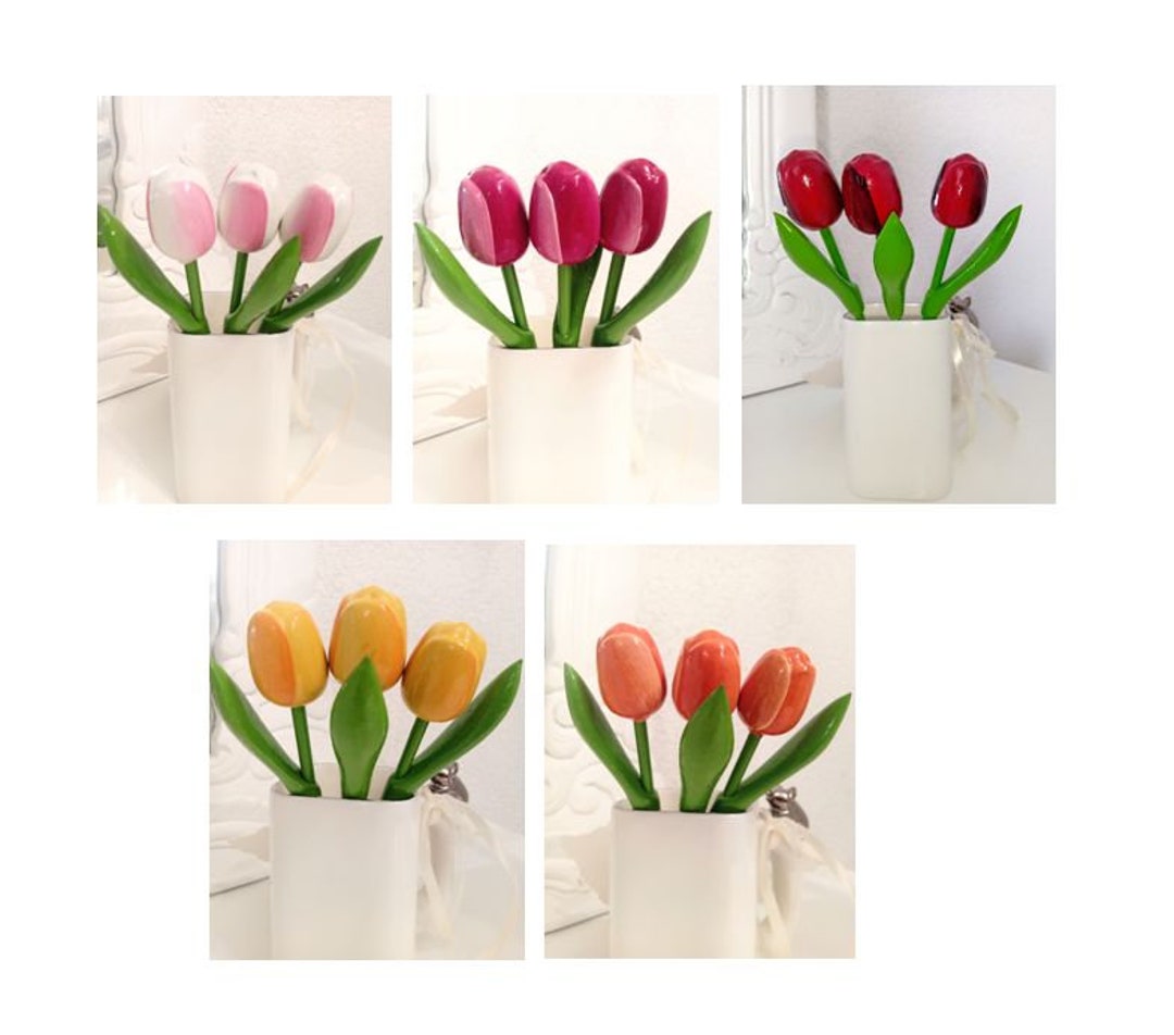 Mini Wooden Dutch Tulip Bouquet – Casa Horatio