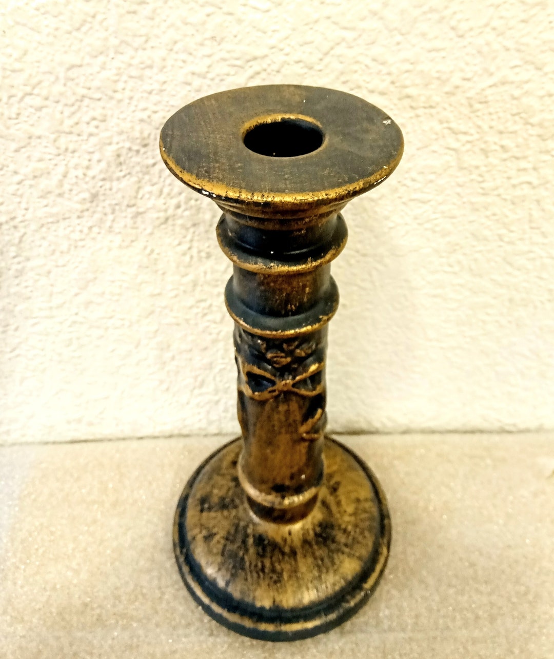 Vintage Beautiful Old Style Candle Holder Candlestick Etsy